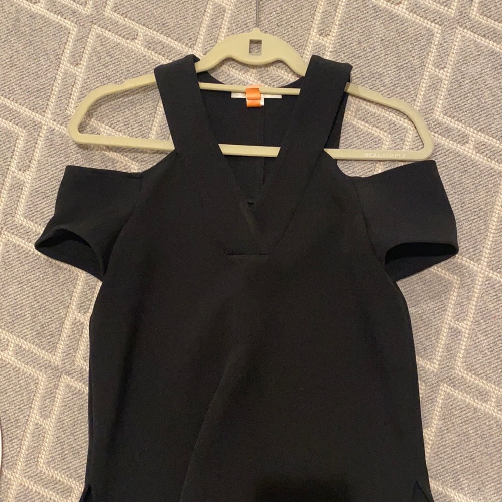 Copper and Ella open shoulder top